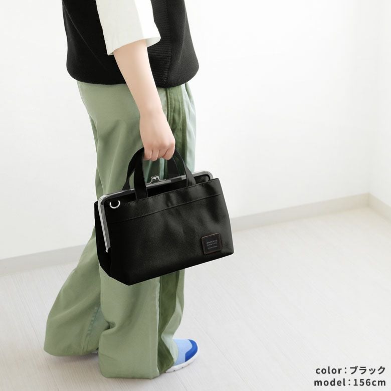 在庫商品】がま口手提げバッグ【コーデュラ(R)】 | がま口の専門店