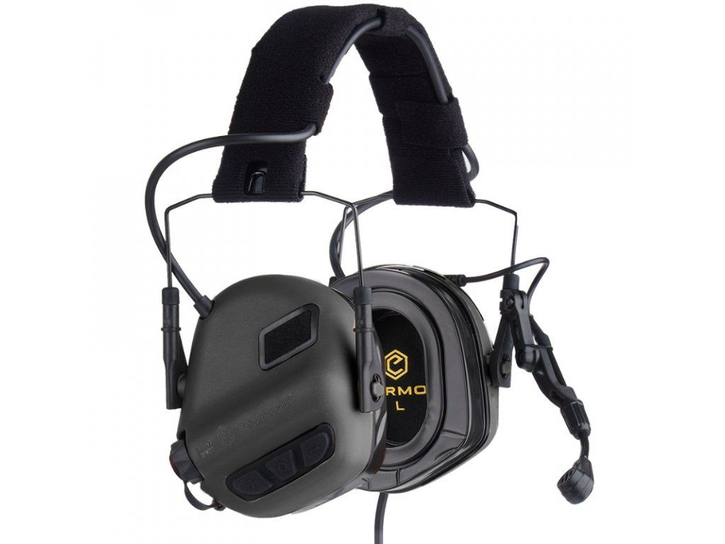 EARMOR M32 PLUS TACTICAL HEADSET (Black / Coyote Brown / Green