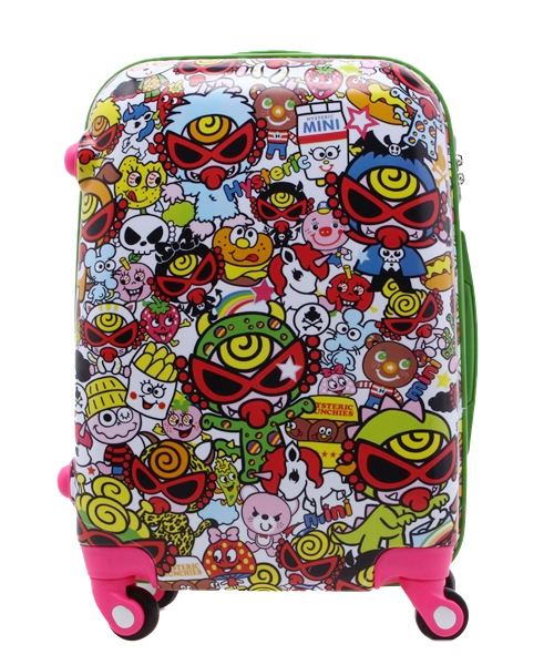HYSTERIC MINI（ヒステリックミニ）の「Hungry Monsters 総柄 キャリー