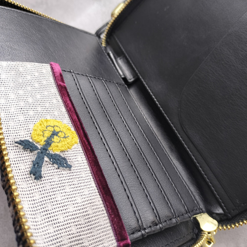 ミナペルホネン タンバリンの通帳ケース マルチケース ファブリック