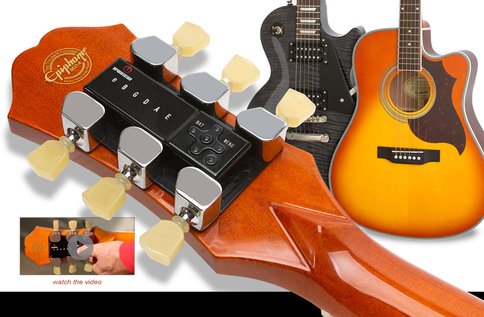 Self-Tuning Guitars: Epiphone Introduces Min-ETune-Equipped Models