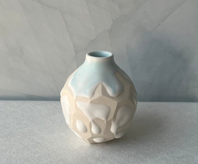 台湾 花入 花瓶 陶芸 陶器 ツーもち-陶磁器 - Pinkoi