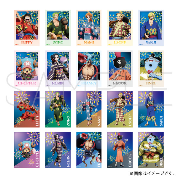 ワンピース」ルフィ、ゾロ、ナミらと浴衣姿で夏祭り♪ アクスタ
