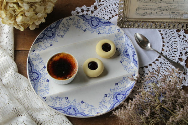 1900年代クレイユモントローアスパラガスプレート（皿） フランス