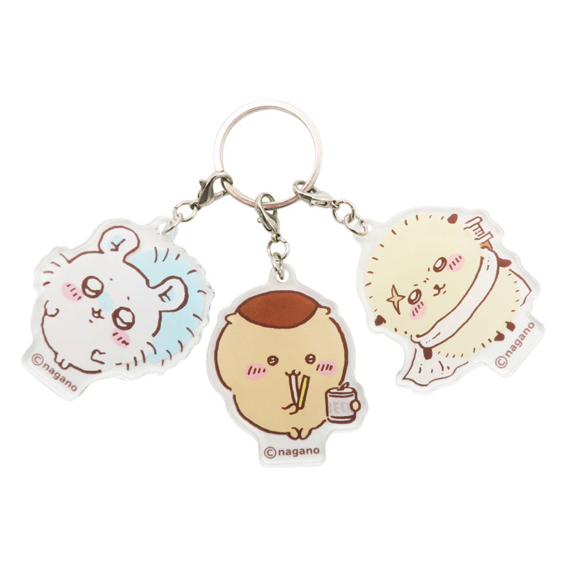 ちいかわ アクリルキーホルダー 巾着3枚まとめ売り ちいかわ アクリル
