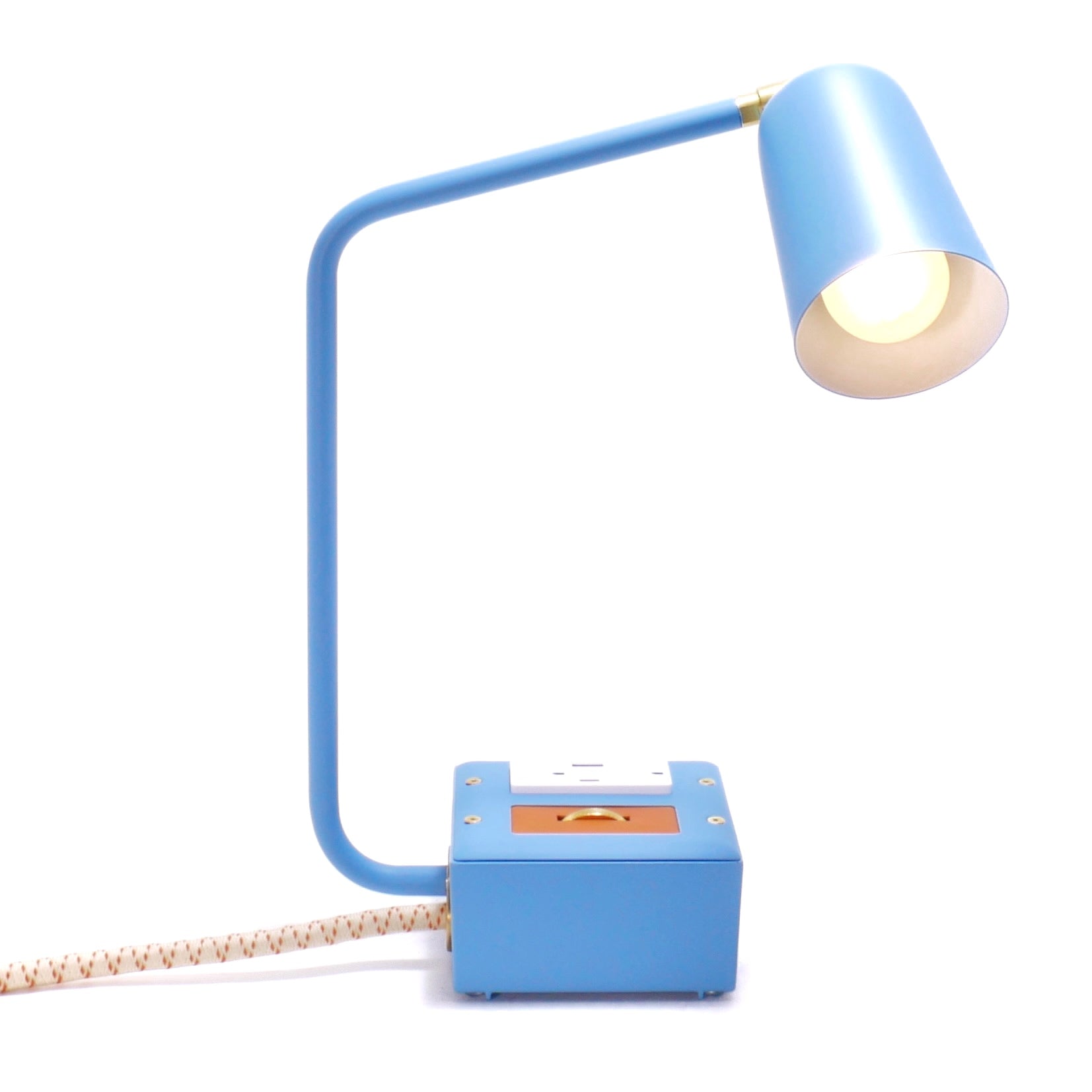 JAX FADE Smart USBC/DUAL USBC 36W PD Surge Protected Task Lamp