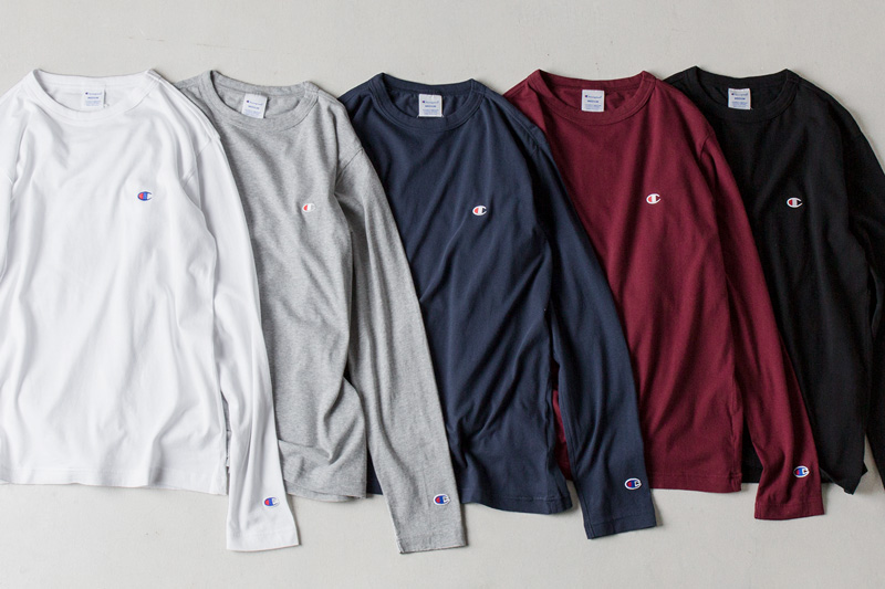チャンピオン ベーシック ロングスリーブ Tシャツ C3-P401
