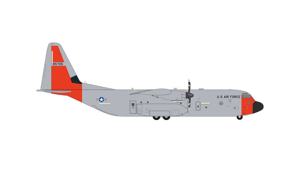572200 Herpa USAF C-130J-30 19AW, 61AS, リトルロック空軍基地 08