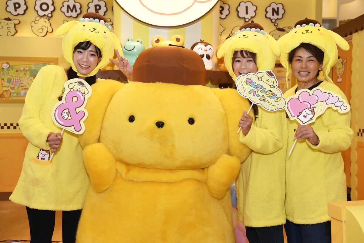 男子限定イベントも！ポムポムプリンカフェ「ポムポムプリンパーティー