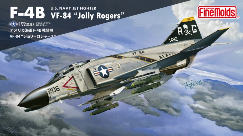 1/72アメリカ海軍F-4B“ジョリーロジャース”
