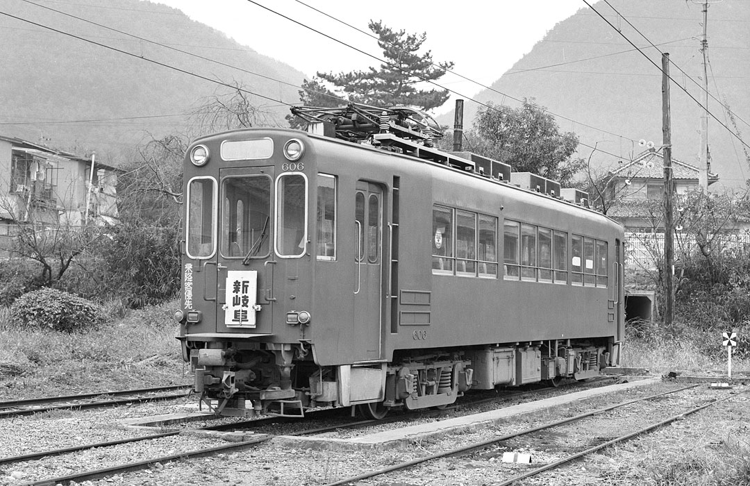 名鉄美濃町線 モ600、モ880、モ870 非冷房時代