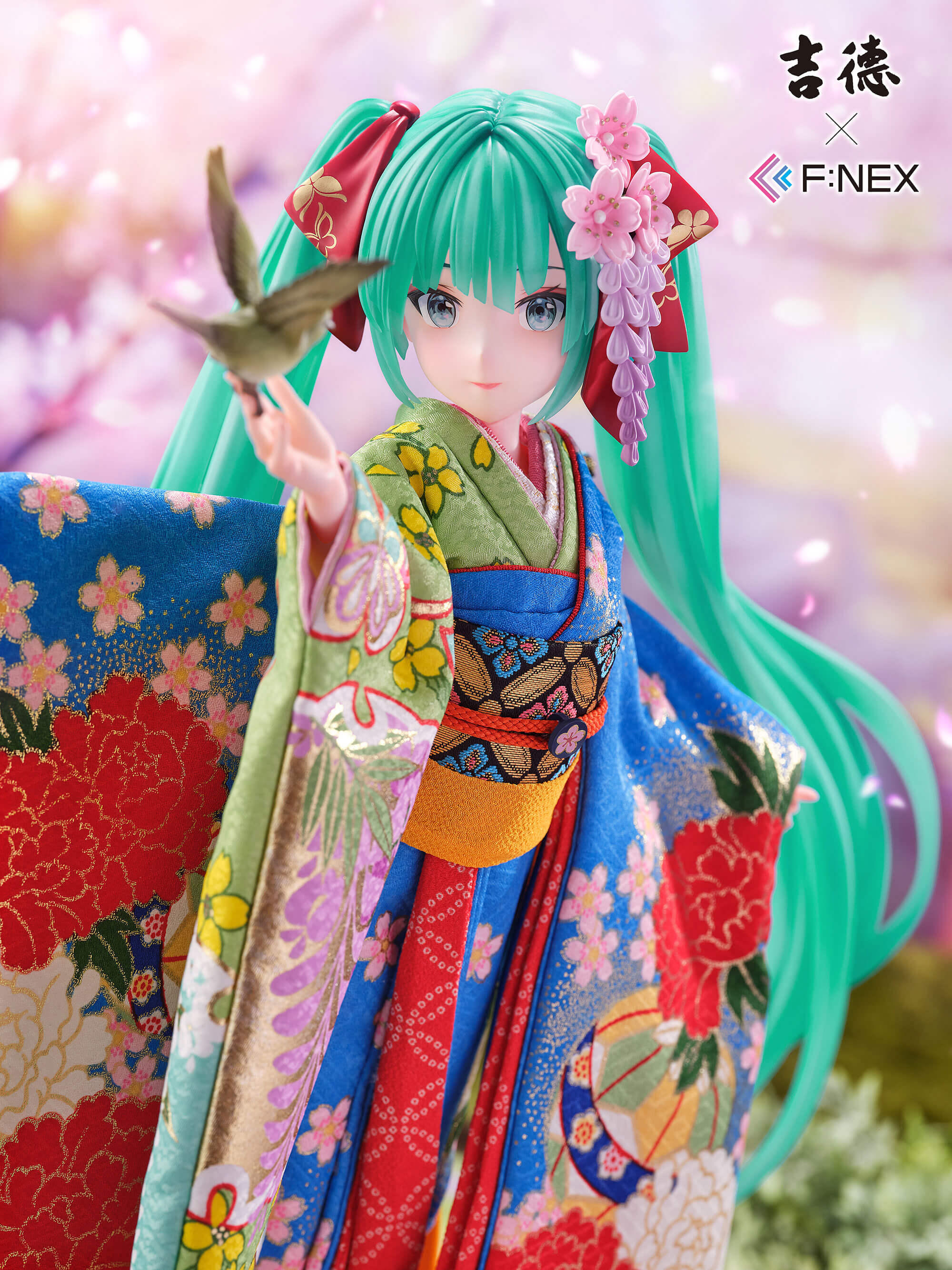 吉徳×F:NEX 初音ミク -日本人形- 1/4 スケールフィギュア – フィギュア