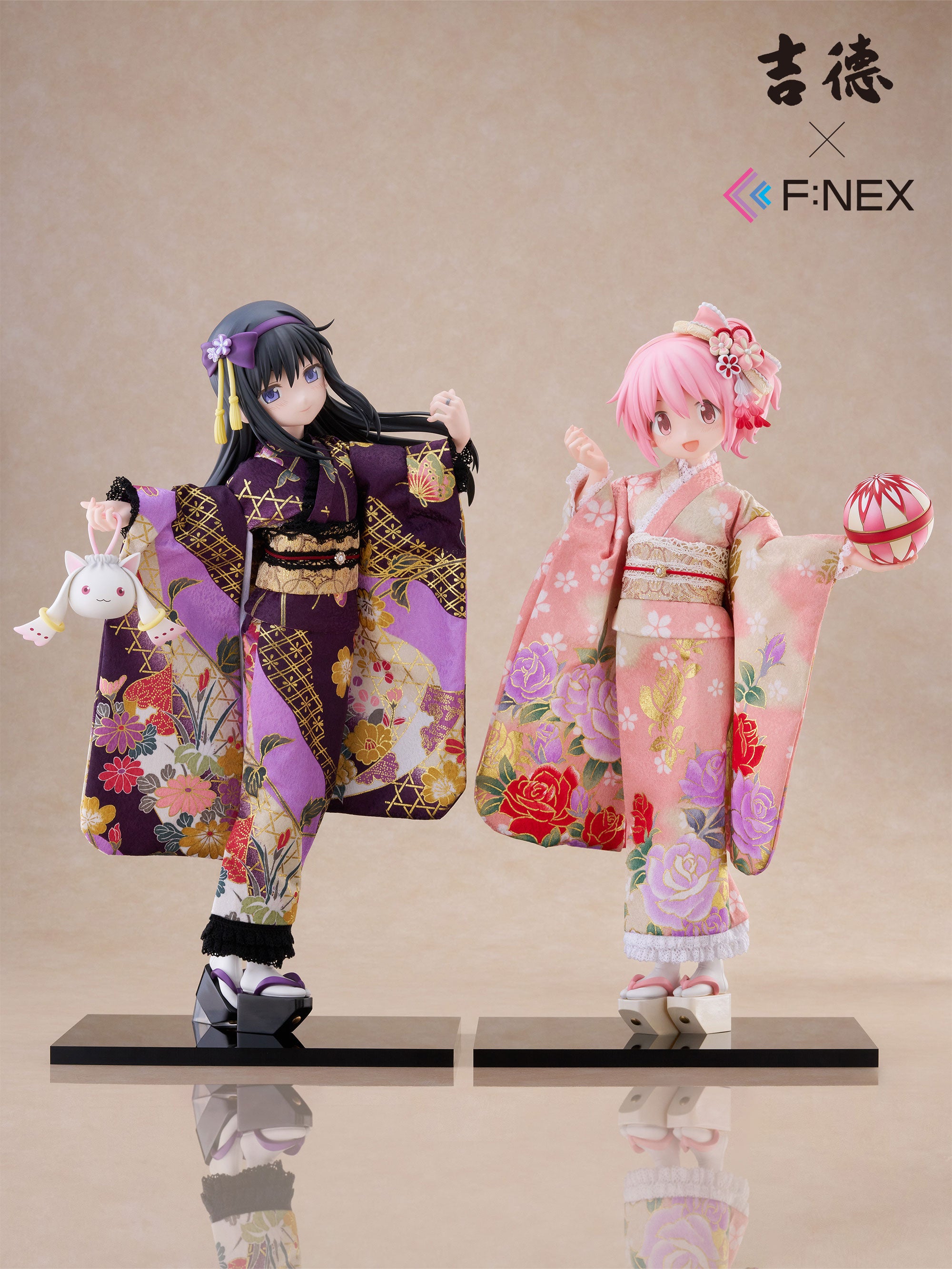 吉徳×F:NEX 鹿目まどか -日本人形- 1/4スケールフィギュア