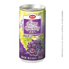 CO・OP グレープ100％ スパークリング 200g｜商品情報
