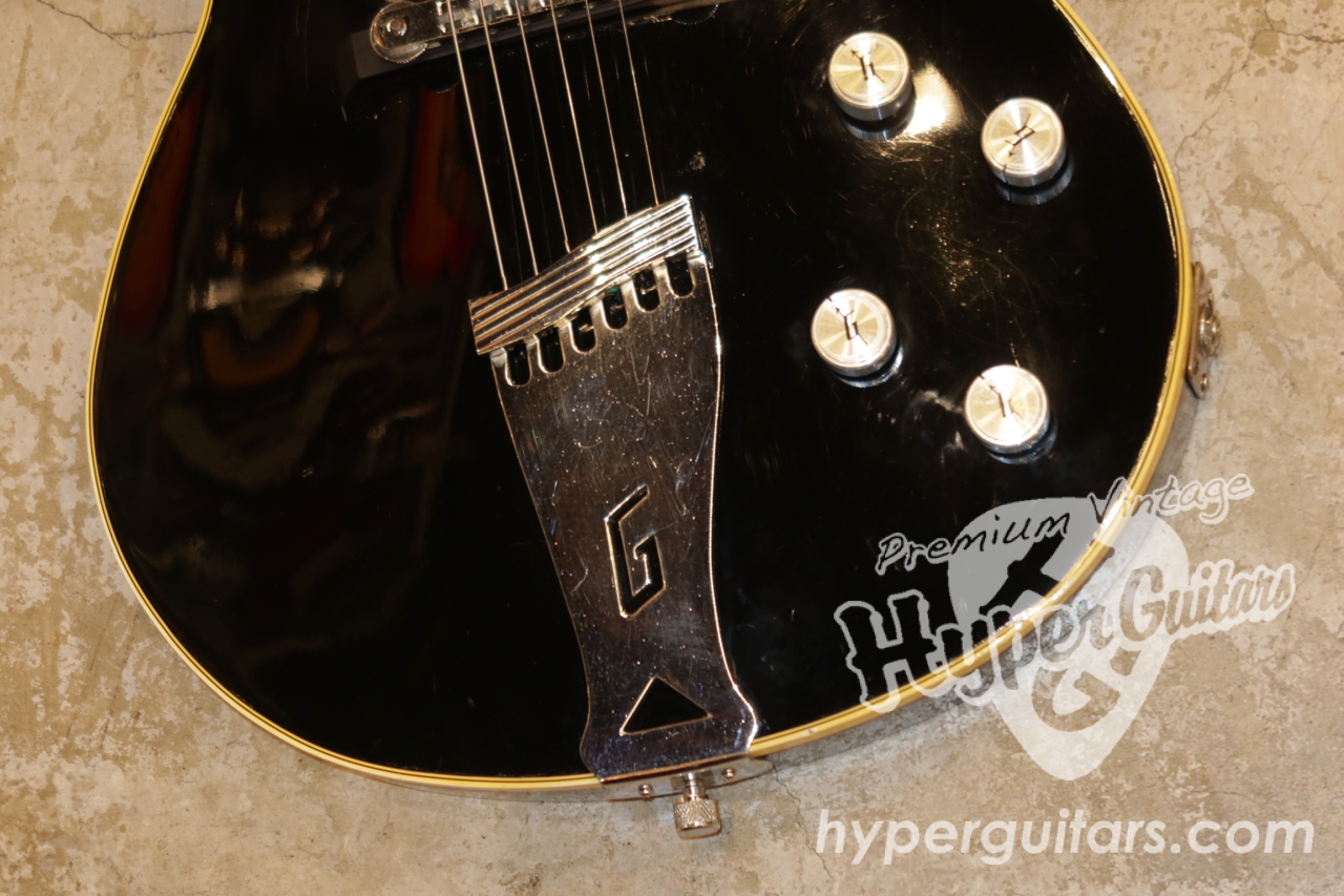 Gretsch '73 Roc Jet #7610 - Mercedes Black - Hyper Guitars