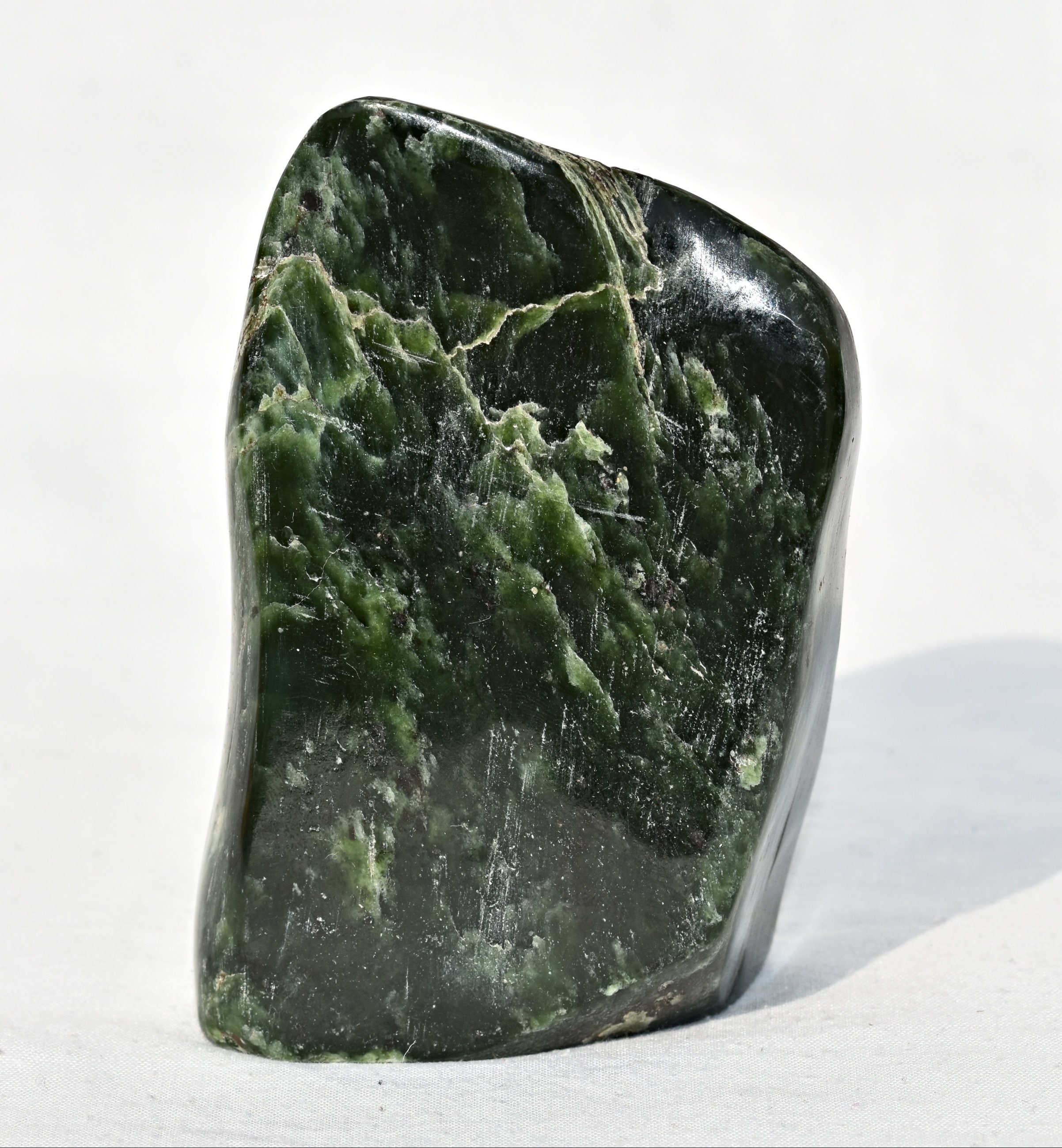 429 グラム 最高品質の自立型ネフライト翡翠 タンブル研磨石 - Etsy 日本