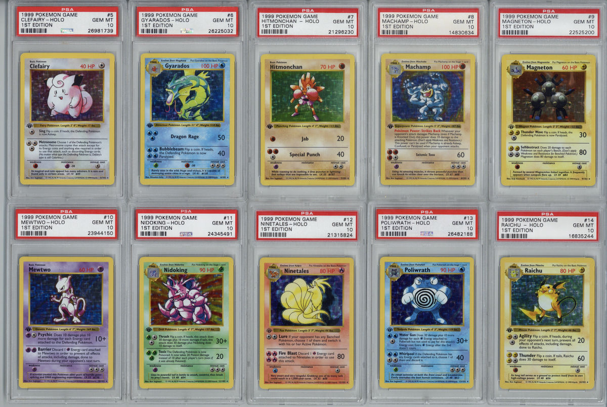 1100万円超という高値で完璧な保存状態の初期ポケモンカード103枚が