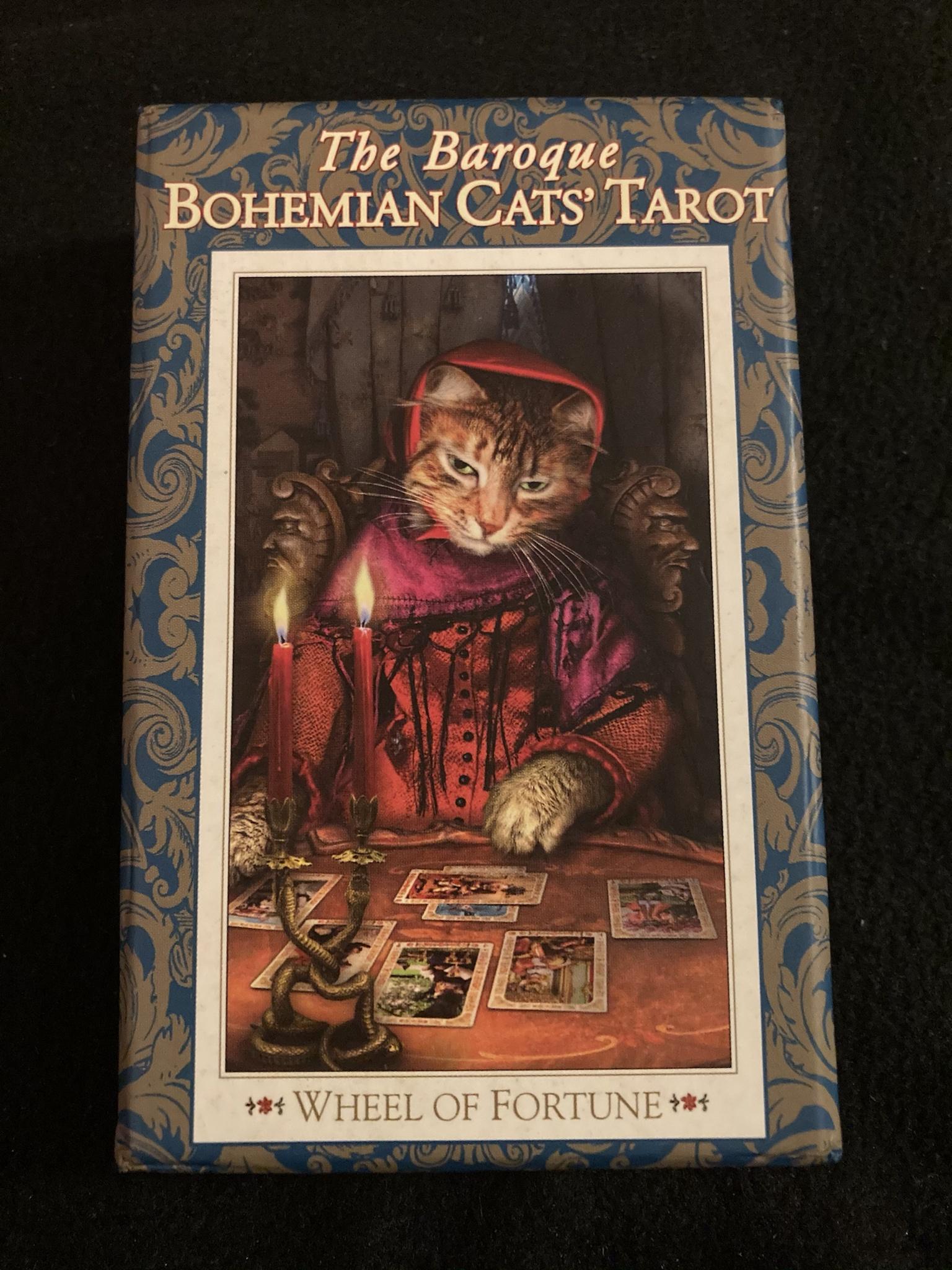 Picked up the Baroque Bohemian Cats' Tarot deck, Third Edition