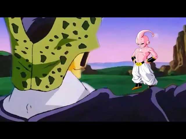 Super Perfect Cell & Frieza vs Kid Buu ( 超完全体セル VS フリーザ