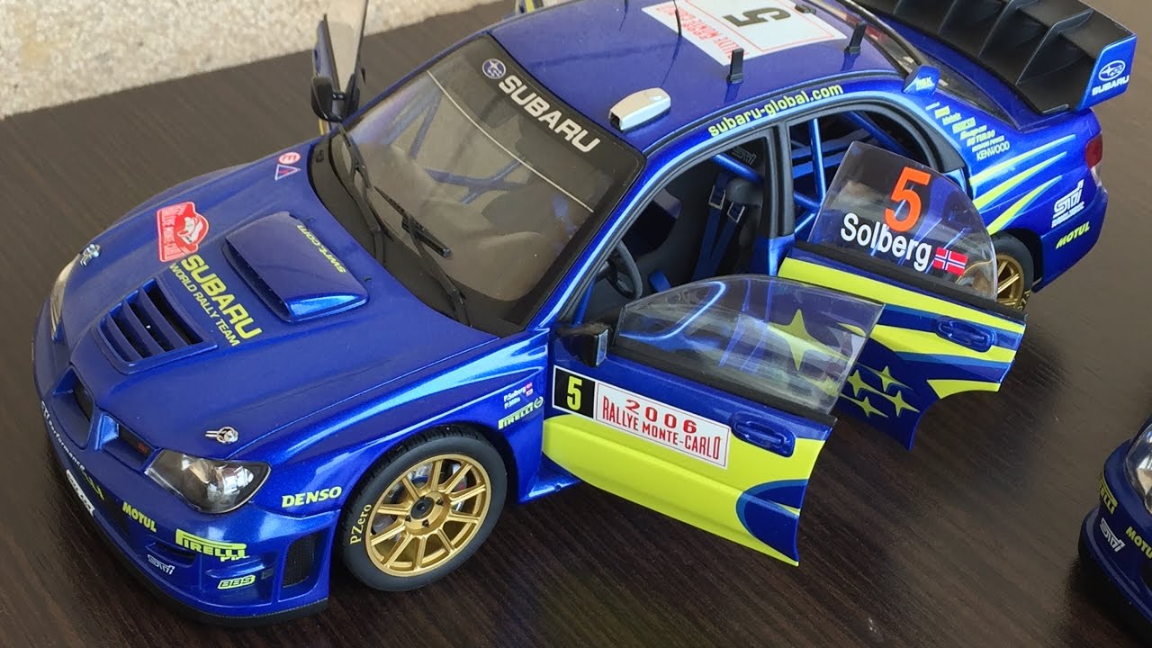 1/18 AUTOART SUBARU STI WRC''05 P.SOLBERG #5 WINNER RALLY MONTE