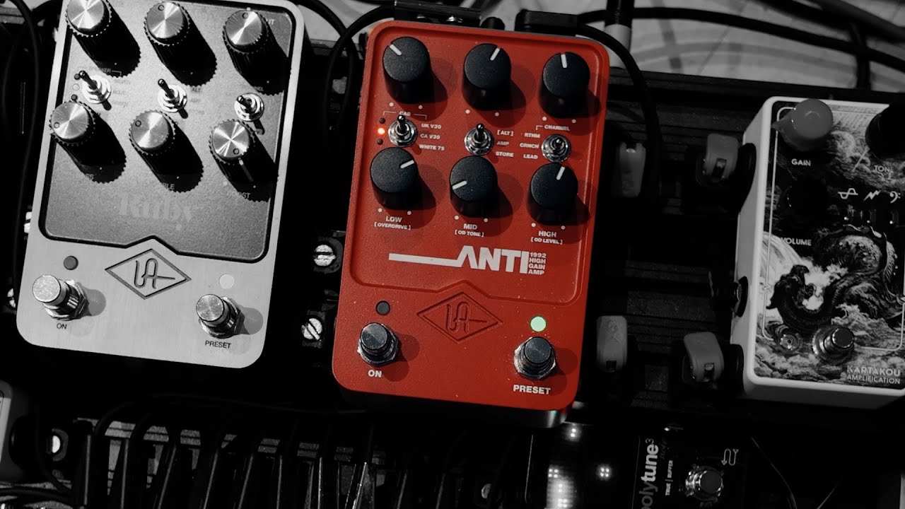 The Universal Audio UAFX ANTI 1992 High Gain Amp - YouTube