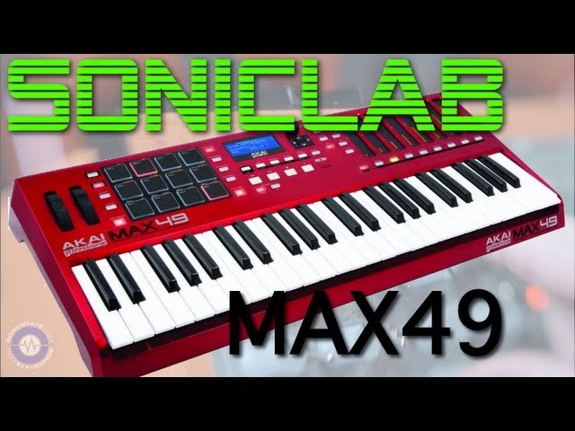 Akai MAX49 Midi/Mackie CV/GATE Controller Review - YouTube