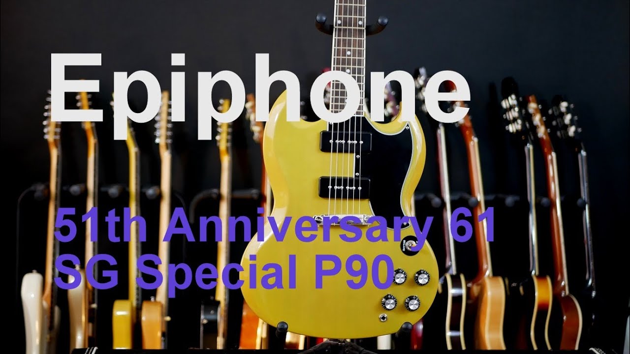 Epiphone 50th Anniversary 1961 SG Special P90 2011, guitar test
