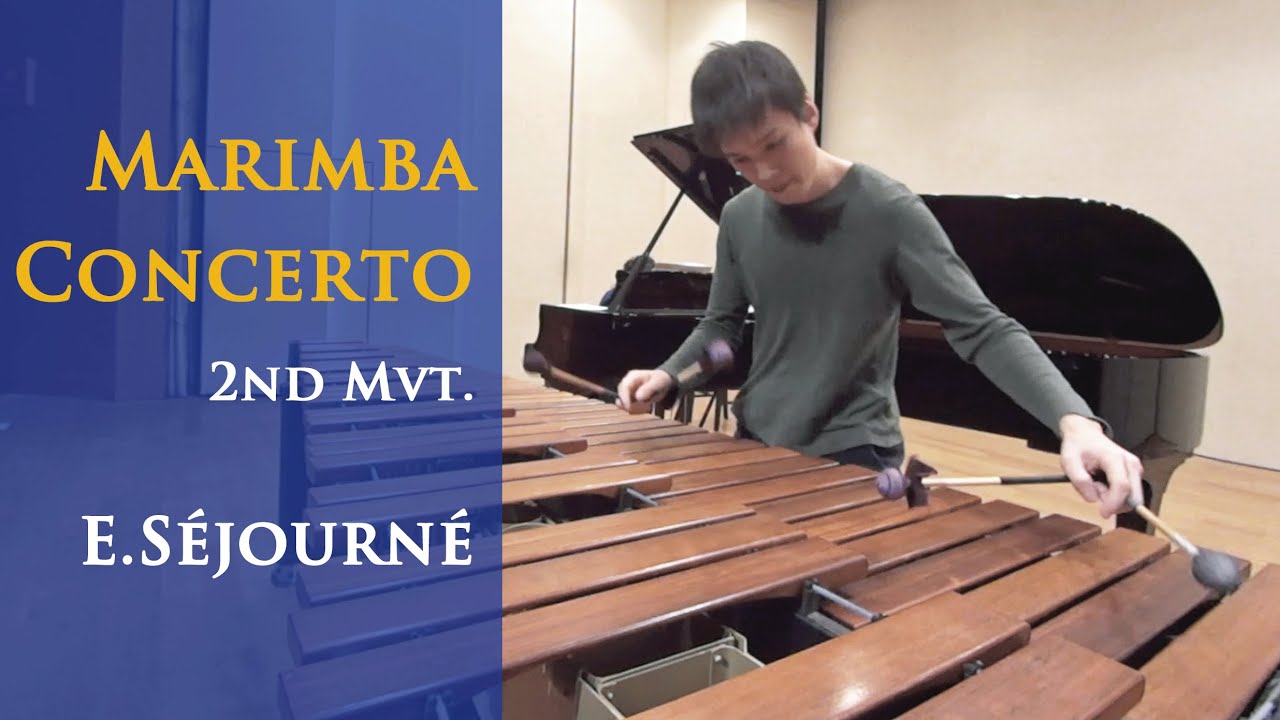 Séjourné - Concerto for Marimba and Strings - YouTube