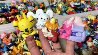 ポケモンキッズ収集物語【指人形】アチゲータ・イッカネズミetc - YouTube