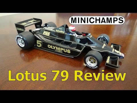 Minichamps Review, JPS Lotus 79 1/18 (1978) - YouTube