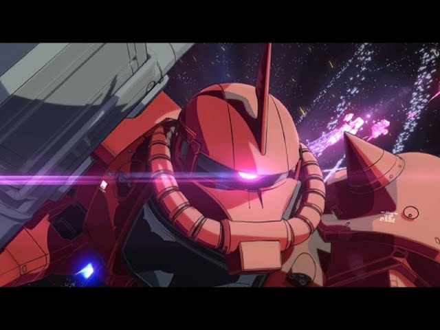 MAD MS-06S シャア専用ザクⅡ 【機動戦士ガンダムTHE ORIGIN】 - YouTube