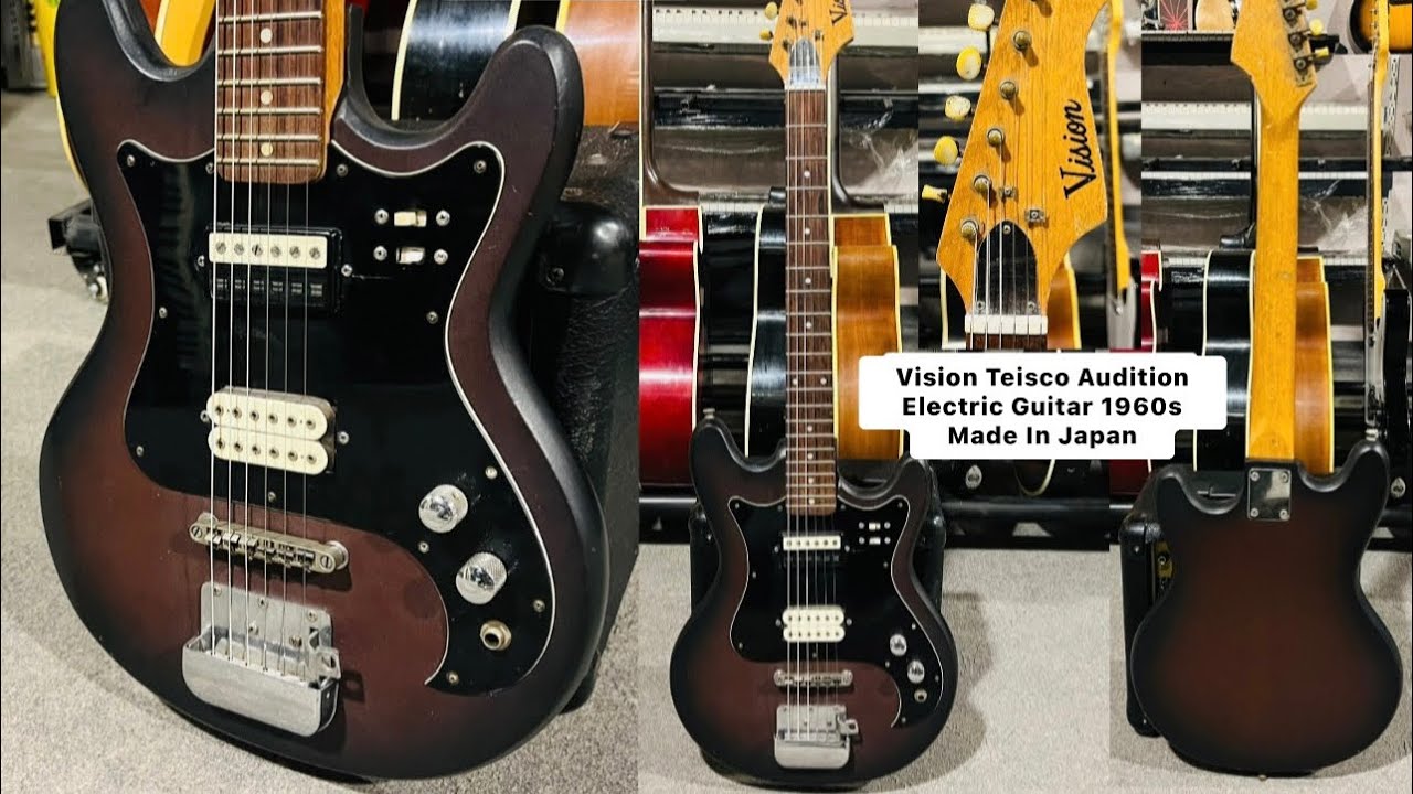 Vision Teisco Audition Electric Guitar 1960s Made In Japan