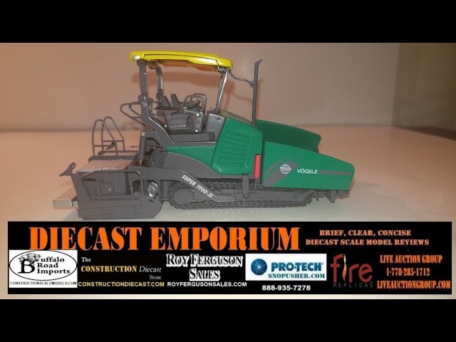 ミニカー NZG 1/50 VOGELE SUPER 100H ROAD PAVER Vogele Super 1800