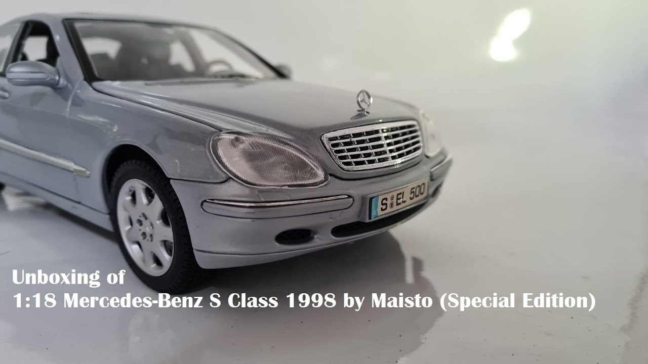 1:18 Mercedes-Benz S Class 1998 by Maisto (Special Edition) [scale