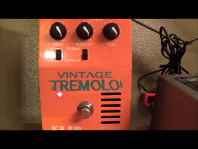 Guyatone VT-X Vintage Flip Tremolo Bass Demo - YouTube