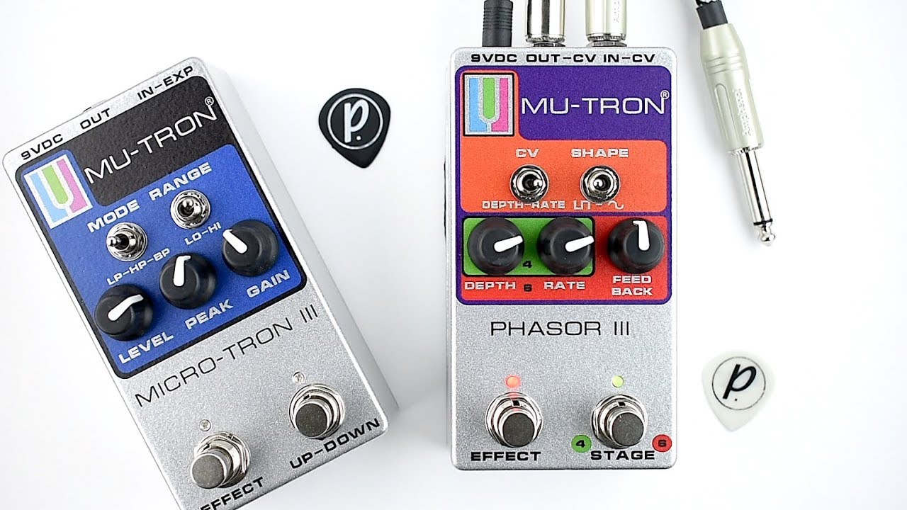 Mu-Tron Phasor III Optical Analog Phaser - YouTube