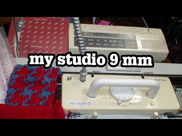 シルバー 電子編み機 (9mmピッチ) 】 ｜Silver Electronic knitting