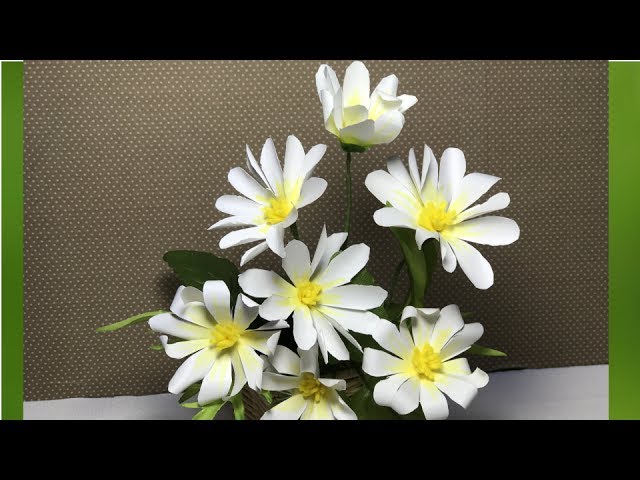 折り紙の花ペーパーフラワー・マーガレット~折り方解説付き～How to