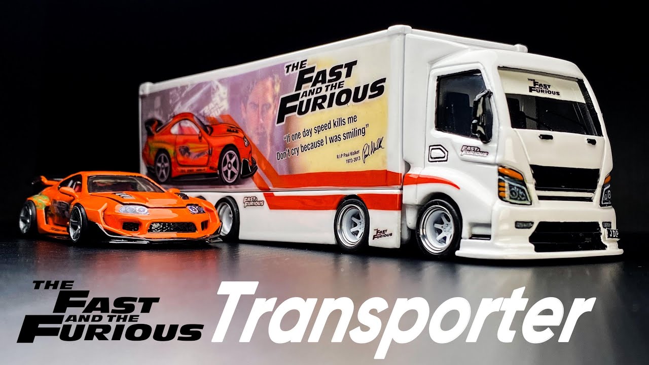 The Fast & Furious Transporter 8 wheels Paul Walker Toyota Supra