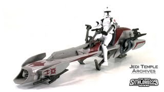Clone Wars Speeder Bike Recon Battle Pack - YouTube