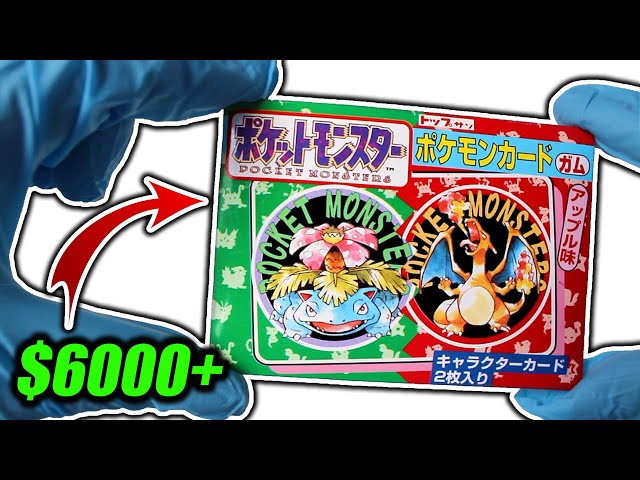 OPENING THE OLDEST POKEMON BOOSTER* ($6000+ Charizard Card