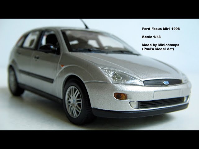 Ford Focus Mk1 Minichamps 1/43 model - YouTube