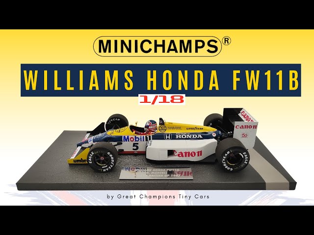 REVIEW Minichamps 1:18 Resin Williams Honda FW11b F1 modelcar