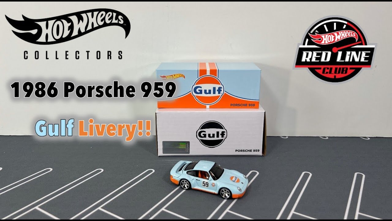Hot Wheels RLC Porsche 959 Gulf Livery! Amazing! #unboxing #fyp