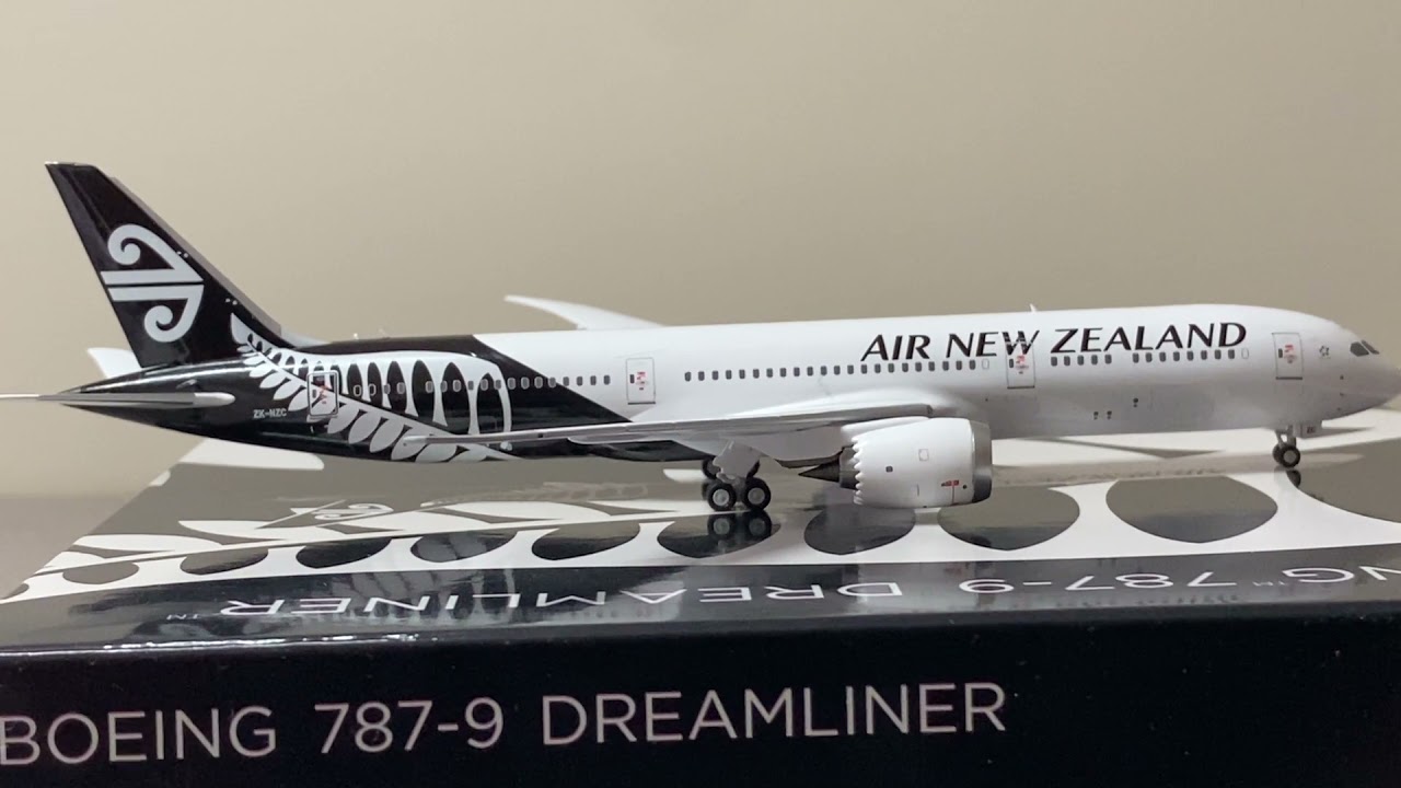 NG Models Air New Zealand Boeing 787-9 - YouTube