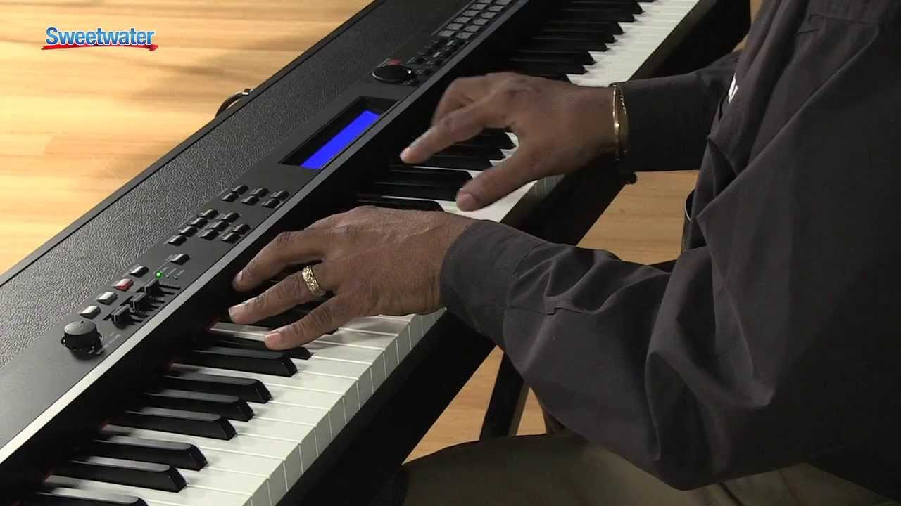 Yamaha CP4 Stage 88-note Wooden Key Stage Piano Demo - Sweetwater