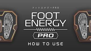 保阪尚希】フットエナジーPRO 使い方 How to use - YouTube