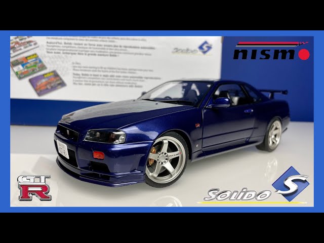 1:18 Nissan Skyline GT-R (R34) Midnight Purple 3 with Nismo wheels