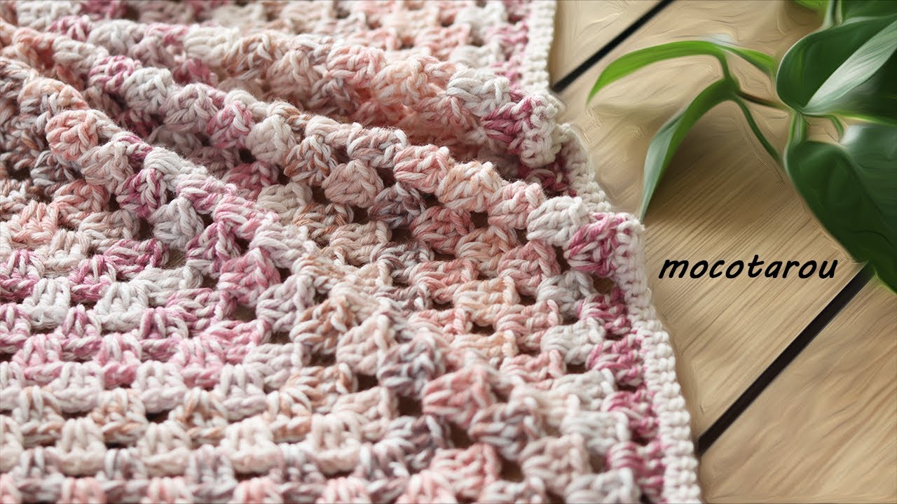 Cute! Crochet Spring Lap Blanket * Also for Shawls - DIY Tutorial