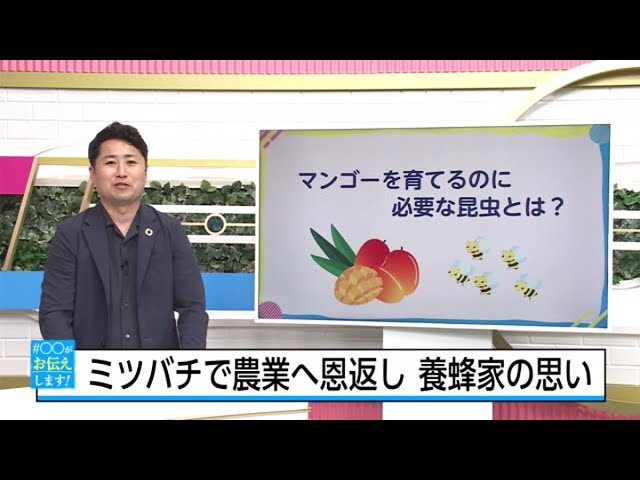○○ reports! Beekeeper's thoughts on giving back to agriculture